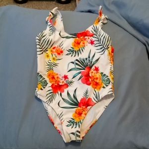 Tropical, girls, bathing suit